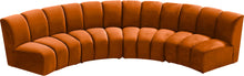 Load image into Gallery viewer, Infinity - 4 Piece Velvet Modular Sectional
