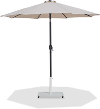 Load image into Gallery viewer, Fiji - Aluminum Patio Umbrella With Square White And Black Base
