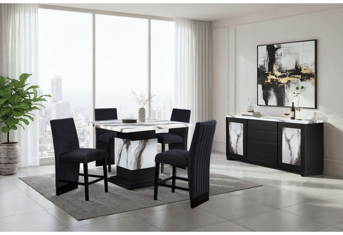 D12BS - Bar Stool - Black