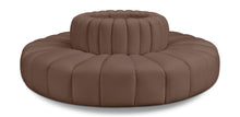 Load image into Gallery viewer, Arc - Faux Leather 8 Piece Round Modular Sofa
