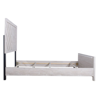 Biscayne - 6/6 King Headboard, Footboard & Slats - Driftwood