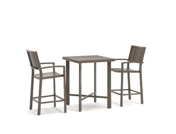 Vista Point - Counter Table Set (Set of 3) - Brown - Ego Home Furniture
