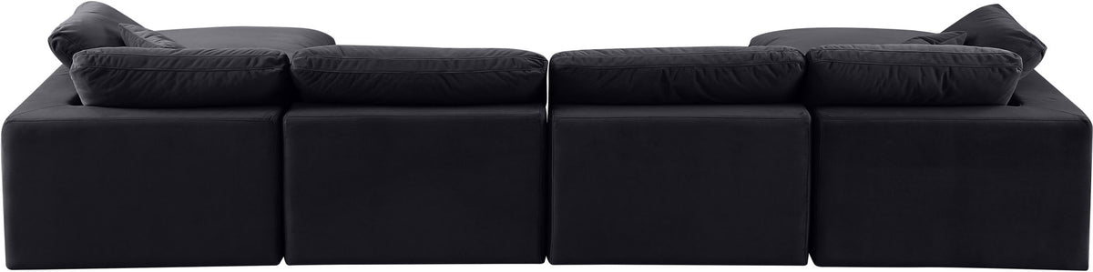 Comfy - 6 Piece Velvet Modular Double Chaise Sectional