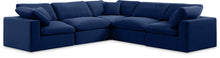 Load image into Gallery viewer, Comfy - 5 Piece Velvet Modular Corner Sectional
