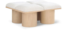 Load image into Gallery viewer, Pavilion - 4 Piece Modular Bench With Natural Base
