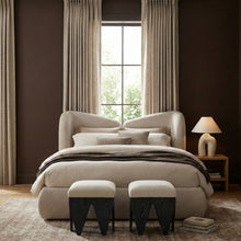 Load image into Gallery viewer, Altair - Fabric Bench - Black Base
