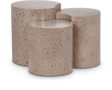 Load image into Gallery viewer, Dimple - 20" 3 Piece Modular End Table - Terazzo Finish
