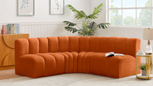 Load image into Gallery viewer, Arc - Velvet 4 Piece Corner Modular Sofa
