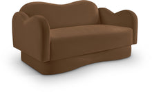 Load image into Gallery viewer, Bloom - Velvet Loveseat - Saddle
