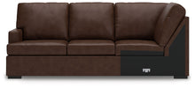 Load image into Gallery viewer, McDowlan - LAF Sofa With Corner Wedge - Coffee
