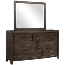 Load image into Gallery viewer, Dresser Cedar Lined Bottom Drawers - Antique Brown
