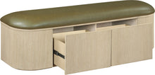 Load image into Gallery viewer, Velden - Upholstered Storage Bench With Stained Natural Base
