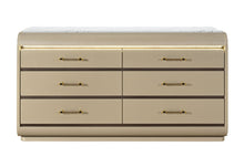 Load image into Gallery viewer, Genesis - 5 Piece King Bedroom Set (Bed, Dresser &amp; Mirror, Nightstand, Chest) - Gold
