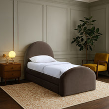 Load image into Gallery viewer, Andaz - Chenille Fabric Upholstered Trundle Bed
