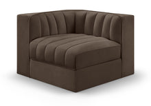 Load image into Gallery viewer, Rummi - Velvet Performance Fabric Upholstered Modular Corner Chair

