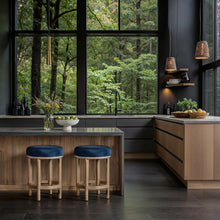 Load image into Gallery viewer, Monette - Counter Stool With Natural Base
