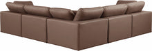 Load image into Gallery viewer, Comfy - 5 Piece Faux Leather Modular Corner Sectional
