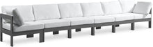 Load image into Gallery viewer, Nizuc - Outdoor Patio 6 Seat Modular Sofa With Gray Frame
