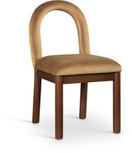 Load image into Gallery viewer, Conrad - Velvet Dining Chair With Brown Legs
