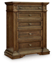 Load image into Gallery viewer, Frantanna - Five Drawer Chest - Brown
