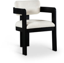 Load image into Gallery viewer, Sacha - Linen Dining Chair With Black Base (Set of 2)
