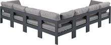 Load image into Gallery viewer, Nizuc - Outdoor Patio 7 Piece Modular Sectional With Gray Frame
