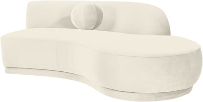 Avra - 86" Velvet Performance Fabric Upholstered Sofa