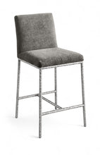 Load image into Gallery viewer, Reeves - Chenille Fabric Upholstered Counter Stool (Set of 2) - Silver Base
