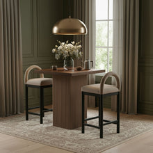 Load image into Gallery viewer, Belinda - Oak Veneer And Solid Wood Table

