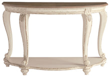 Load image into Gallery viewer, Realyn - Sofa Table - White / Brown
