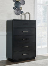 Load image into Gallery viewer, Rowanbeck - Five Drawer Chest - Black

