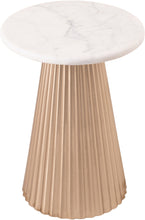Load image into Gallery viewer, Cindra - Genuine Marble Top And Iron Base Table
