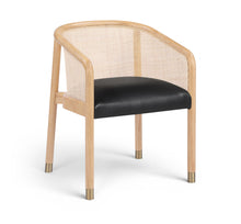 Load image into Gallery viewer, Sylvan - Vegan Leather Dining Chair (Set of 2) - Natural Frame
