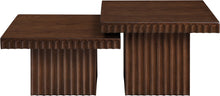 Load image into Gallery viewer, Spencer - 15" Oak Veneer 2 Piece Coffee Table
