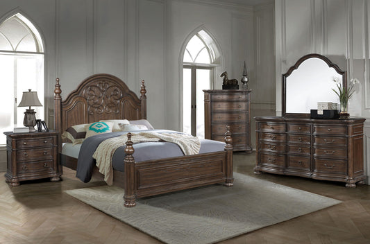Tuscany - Dresser - Warm Mahogany