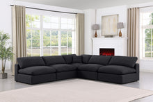 Load image into Gallery viewer, Comfy - 5 Piece Linen Modular Corner Armless Sectional

