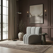 Load image into Gallery viewer, Arc - Boucle Fabric Curved Corner Chair
