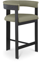 Load image into Gallery viewer, Romeo - Faux Leather Counter Stool With Black Base (Set of 2)
