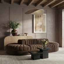 Load image into Gallery viewer, Rummi - Oval Velvet Performance Fabric Upholstered 8 Piece Modular Sectional
