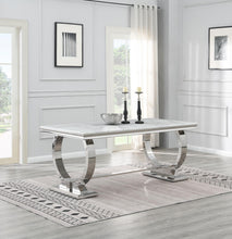 Load image into Gallery viewer, G-082-T-WHITE - Marble Dining Table - White
