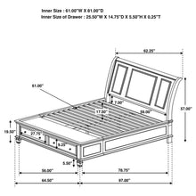 Load image into Gallery viewer, Sandy Beach Panel Platform Storage Bed - Ego Home Furniture
