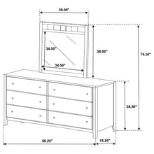 Load image into Gallery viewer, Carlton Dresser with Mirror
