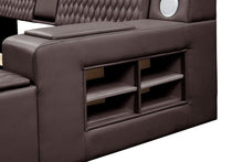Load image into Gallery viewer, Galaxy Home Zoya Smart Multifunctional Queen Size Bed Made w/ Wood In Brown
