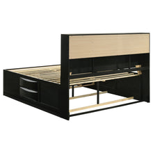 Load image into Gallery viewer, Briana Bookcase Platform Storage Bed
