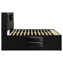 Load image into Gallery viewer, Briana Bookcase Platform Storage Bed
