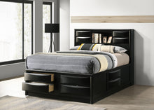 Load image into Gallery viewer, Briana Bookcase Platform Storage Bed
