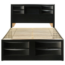 Load image into Gallery viewer, Briana Bookcase Platform Storage Bed
