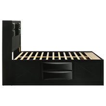 Load image into Gallery viewer, Briana Bookcase Platform Storage Bed
