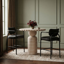 Load image into Gallery viewer, Serava - Vegan Leather Upholstered Bar Stool
