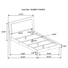 Load image into Gallery viewer, Felicity Panel Bed with LED Lighting
